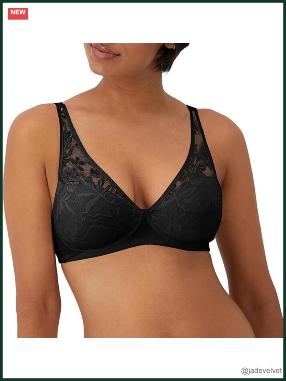 Wireless Full Coverage T-Shirt Bra - Cotton Modal, Adjustable Straps